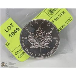 CANADIAN MAPLE LEAF .999 SILVER COIN.