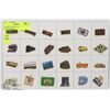 Image 1 : 24 PINS OF  RAILROAD  COLLECTIBLES