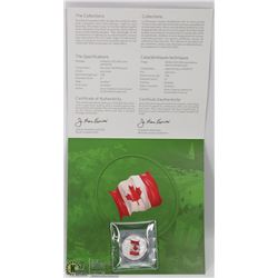 2015 $25 CANADA COLOURIZED .999 FINE SILVER COIN