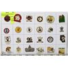 Image 1 : 24 PINS OF  OLD TIMERS HOCKEY COLLECTIBLES
