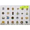 24 PINS OF NATIVE INUIT AND METIS COLLECTIBLES