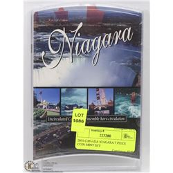2001 CANADA NIAGARA 7 PIECE COIN MINT SET