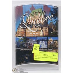 2001 CANADA QUEBEC 7 PIECE COIN MINT SET