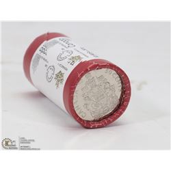 2017 MINT ROLL COAT OF ARMS CANADA 50 CENT PIECES