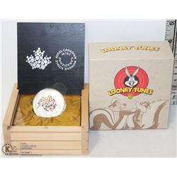 2015 $20 FINE SILVER COIN LOONEY TUNES TM MERRIE