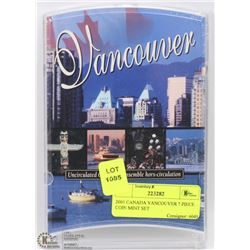 2001 CANADA VANCOUVER 7 PIECE COIN MINT SET