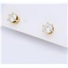 Image 3 : 14KT Yellow Gold 1.00ctw Diamond Earrings