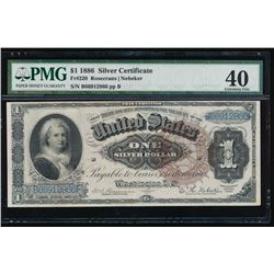 1886 $1 Silver Certificate PMG 40
