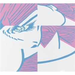 WAYNE GONZALES (b. 1957) HEHBTF acrylic on...