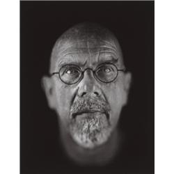CHUCK CLOSE (b. 1940) SELf-PORTRAIT signed...