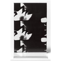 ANDY WARHOL (1928-1987) KISS embossed sign...