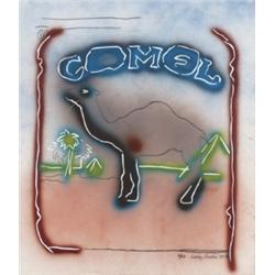 LARRY RIVERS (1923-2002) STENCIL CAMEL col...