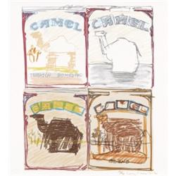 LARRY RIVERS (1923-2002) CAMEL QUARTET col...