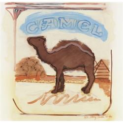 LARRY RIVERS (1923-2002) BRUSHED CAMEL col...