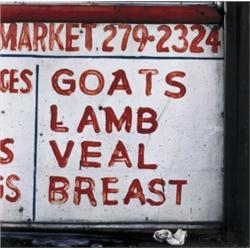 ZO+ L+ONARD (b. 1961) GOATS LAMB VEAL BREA...