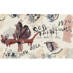 BRAD KAHLHAMER (b. 1956) OCD PAINT signed ...