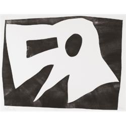 HANS (JEAN) ARP (1887-1966) BIRD MASK wood...