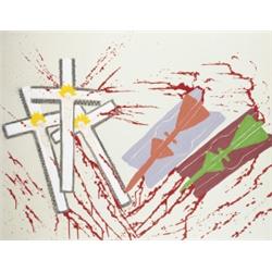 RONNIE CUTRONE (b. 1948) BLOOD OF THE LAMB...