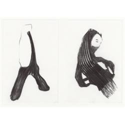 NICOLA TYSON (b. 1960) UNTITLED #35 initia...