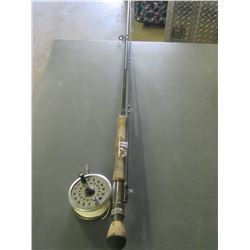 White River Fly Rod DGC908   9ft 2 piece  #8 line  & Reel model# DCN78