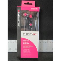 New Monster Clarity HD high definition Headphones