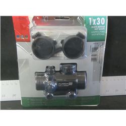 X1 Pursuit 1 x 30 multi-reticle Dot Scope / open package