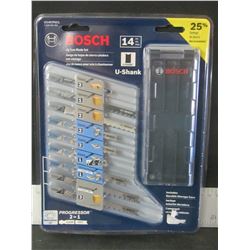 New Bosch 14 piece Jig SawBlade set with storage case