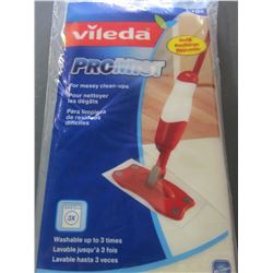 New Vileda Pro Mist Refills / 10 count washable up to 3 times