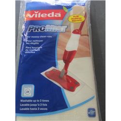 New Vileda Pro Mist Refills / 10 count washable up to 3 times