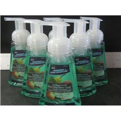 6 New Antibacterial Foaming Hand Soap 7.5fl oz with pump / Pear
