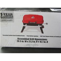 New Backyard Grill 10,000 btu portable propane / 363sq in./ 15 burger grill