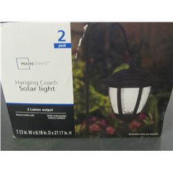 2 Solar Hanging Caoch Lights