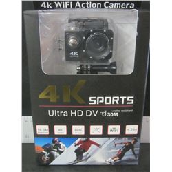 New 4 K WIFI Action Sports Camera  Ultru HD DV / 16mp / 64g / 170deg
