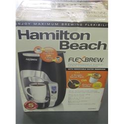 Hamilton Beach Flex Brew programable single serve coffee maker