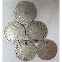 1900-P Liberty Head Nickels