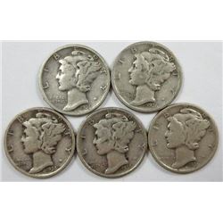 1936 Mercury Dimes