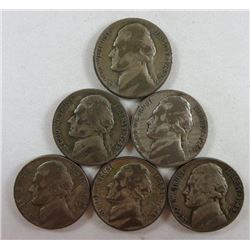 1945 Jefferson Nickels