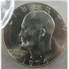 Image 1 : 1974 Ike Unc Silver Dollar