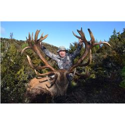 New Zealand Silver Medal Red Stag Hunt for 1 Hunter & 1 Non-Hunter