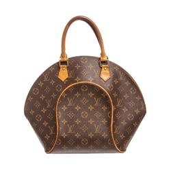 Louis Vuitton Monogram Canvas Leather Ellipse MM Bag