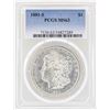 1881-S $1 Morgan Silver Dollar Coin PCGS MS63