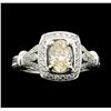 Image 2 : 1.73 ctw Diamond Ring - 18KT White Gold