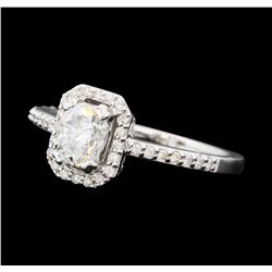 0.86 ctw Diamond Ring - 14KT White Gold