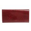 Image 1 : Cartier Red Patent Leather Happy Birthday Wallet