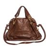 Image 1 : Chloe Brown Leather Paraty Medium Satchel Handbag