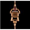 Paul Ditisheim 14KT Rose Gold Ruby and Diamond Ladies Vintage Watch