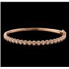 0.75 ctw Diamond Bracelet - 14KT Rose Gold