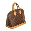 Image 2 : Louis Vuitton Monogram Canvas Leather Alma PM Handbag