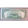 Image 2 : 1950 B $5 Federal Reserve Note