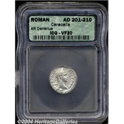 Lot of three miscellaneous Roman silver coins.